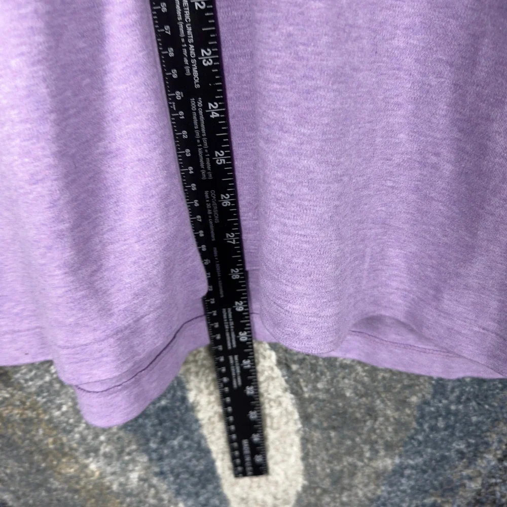 Polo Ralph Lauren Polo Shirt Mens Large Purple Excellent Short Sleeve Heathered